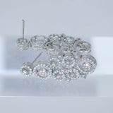 Cz Bridal V shaped Elegance Chocker Necklace Set , Long Bridal Jewelry, Bridal Necklace, Statement Necklace Cz Necklace Set.