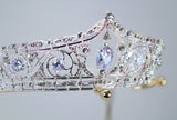 Luxury Swarovski Crystals & Big Cubic Zirconia Queen Tiara , Bridal Crown Tiara, Crystal Wedding Tiara, Crystal Wedding Crown, Tiara Bride