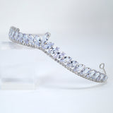 Swarovski wedding Dainty Leaves tiara, bridal crown tiara, Leaves wedding tiara, crystal bridal tiara, wedding crown, tiara bride