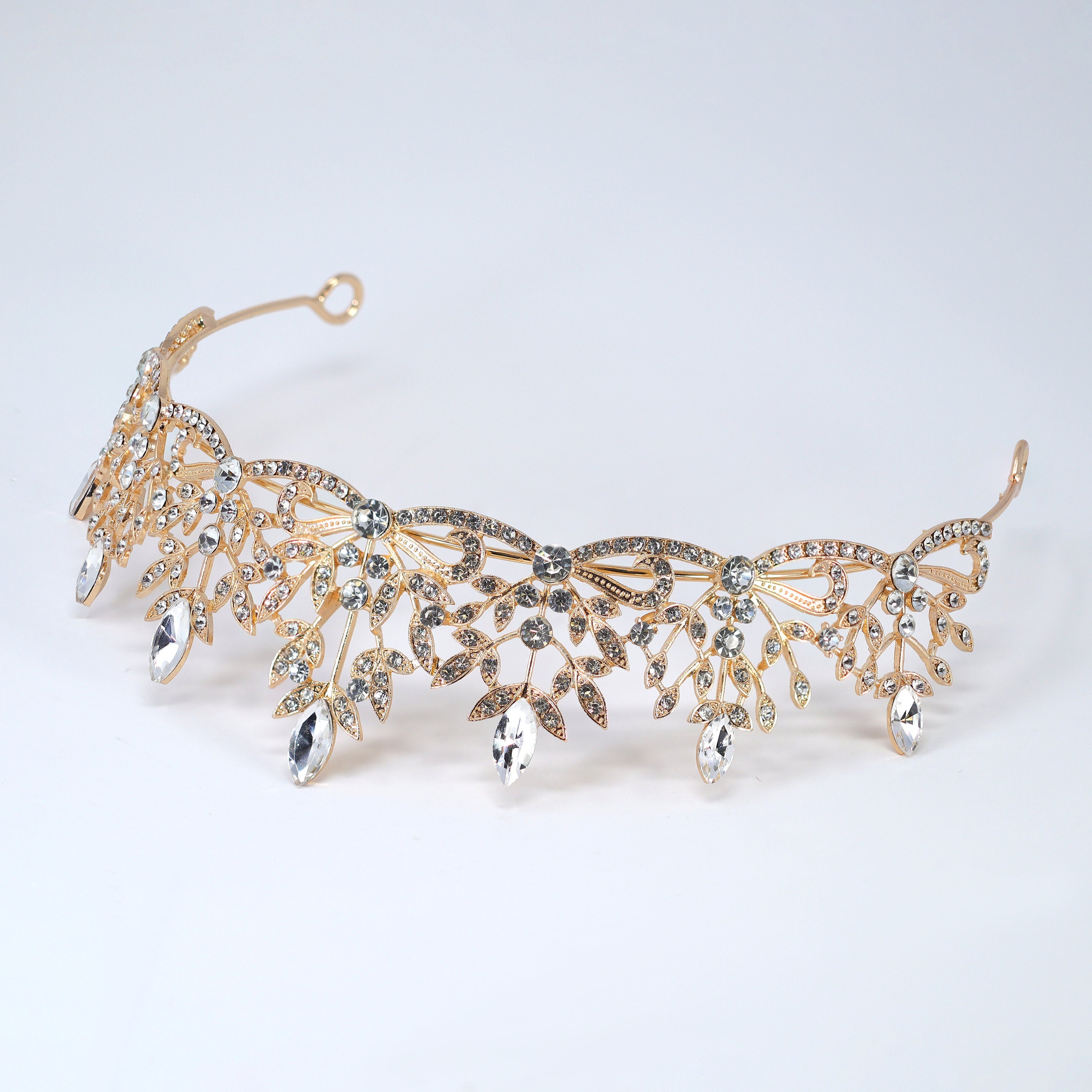 Glittering Grace Rhinestone Queen Tiara , Rhinestone Bridal Crown Tiara, Crystal Wedding Tiara, Crystal Wedding Crown, Tiara Bride