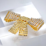 Cubic Zirconia, Diamond Bow Bridal Hair Comb, Bridal Hair Piece, Bridal Hair Accessories, Wedding Hair Accessory, Bridal Hair Comb.