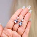 CZ Bridal Bliss Earrings, Long Bridal Jewelry, Bridal Earrings, Crystal Bridal Earrings, Statement Earrings Cz