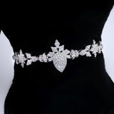 CZ Diamond Bridal Blossom Double Layer Jewelry Set, Long Bridal Earrings, Bracelet, Ring And Necklace, Statement Earrings Cz Necklace Set.