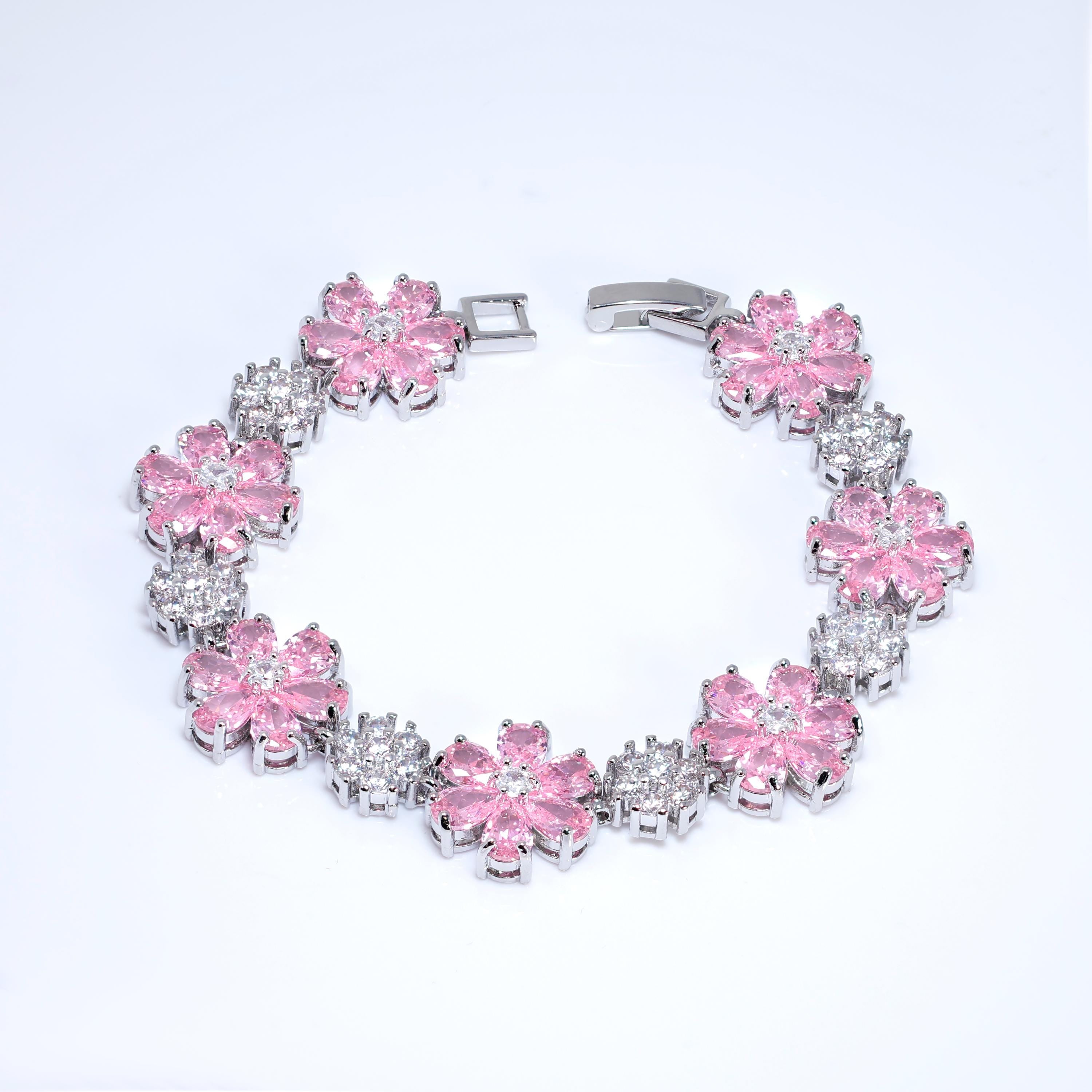 CZ Garden of Light Upon the Wrist Bracelet , Diamond Bracelet, Bracelet Femme, Wedding Bracelet, Bridesmaid Gift, Bride Bracelet.