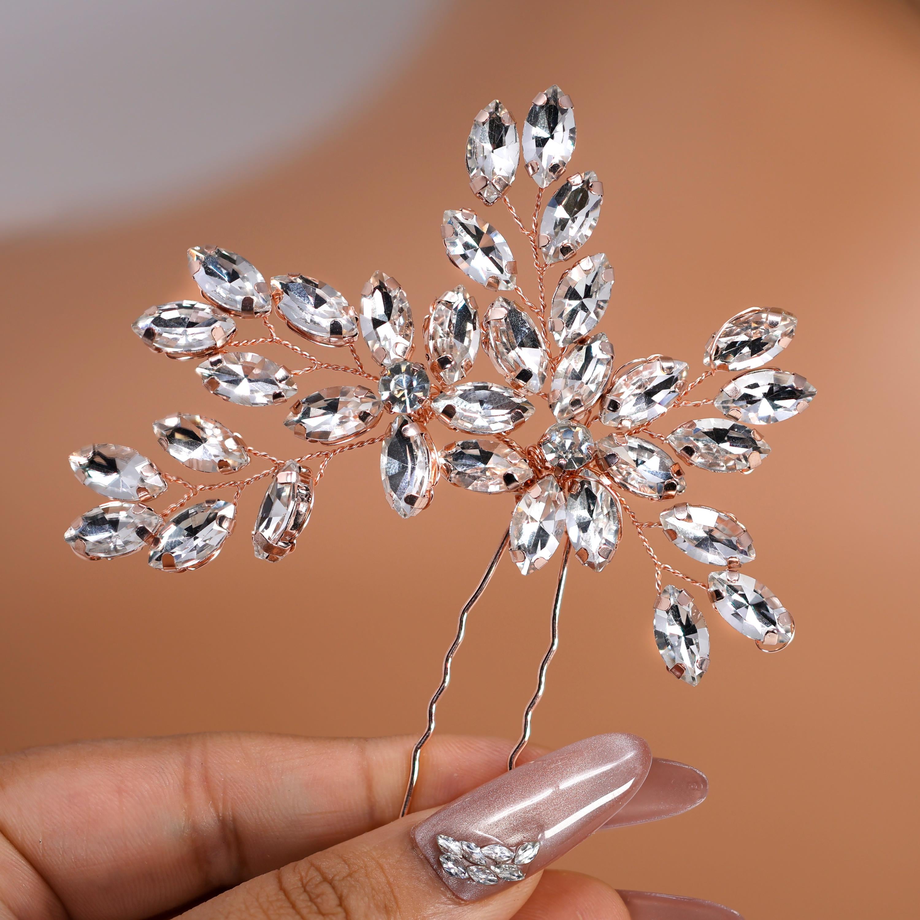 Swarovski Crystal Ethereal Radiance Hair Pin , Swarovski Hair pin, Bridal Hair Accessories, Gift For Her
