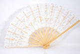 Bridal Lace Folding Hand Fan, Gift For Her, Gift For Mom, Bridesmaid Accessories, Bamboo Hand Fan