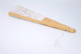 Bridal Lace Folding Hand Fan, Gift For Her, Gift For Mom, Bridesmaid Accessories, Bamboo Hand Fan