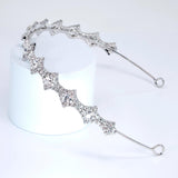 Swarovski Crystals Crown of Eternity Headband, Hair Vine Headband, Bridal Hair, Rhinestone Delicate Headband.