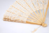 Bridal Lace Folding Hand Fan, Gift For Her, Gift For Mom, Bridesmaid Accessories, Bamboo Hand Fan