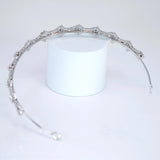 Swarovski Crystals Crown of Eternity Headband, Hair Vine Headband, Bridal Hair, Rhinestone Delicate Headband.
