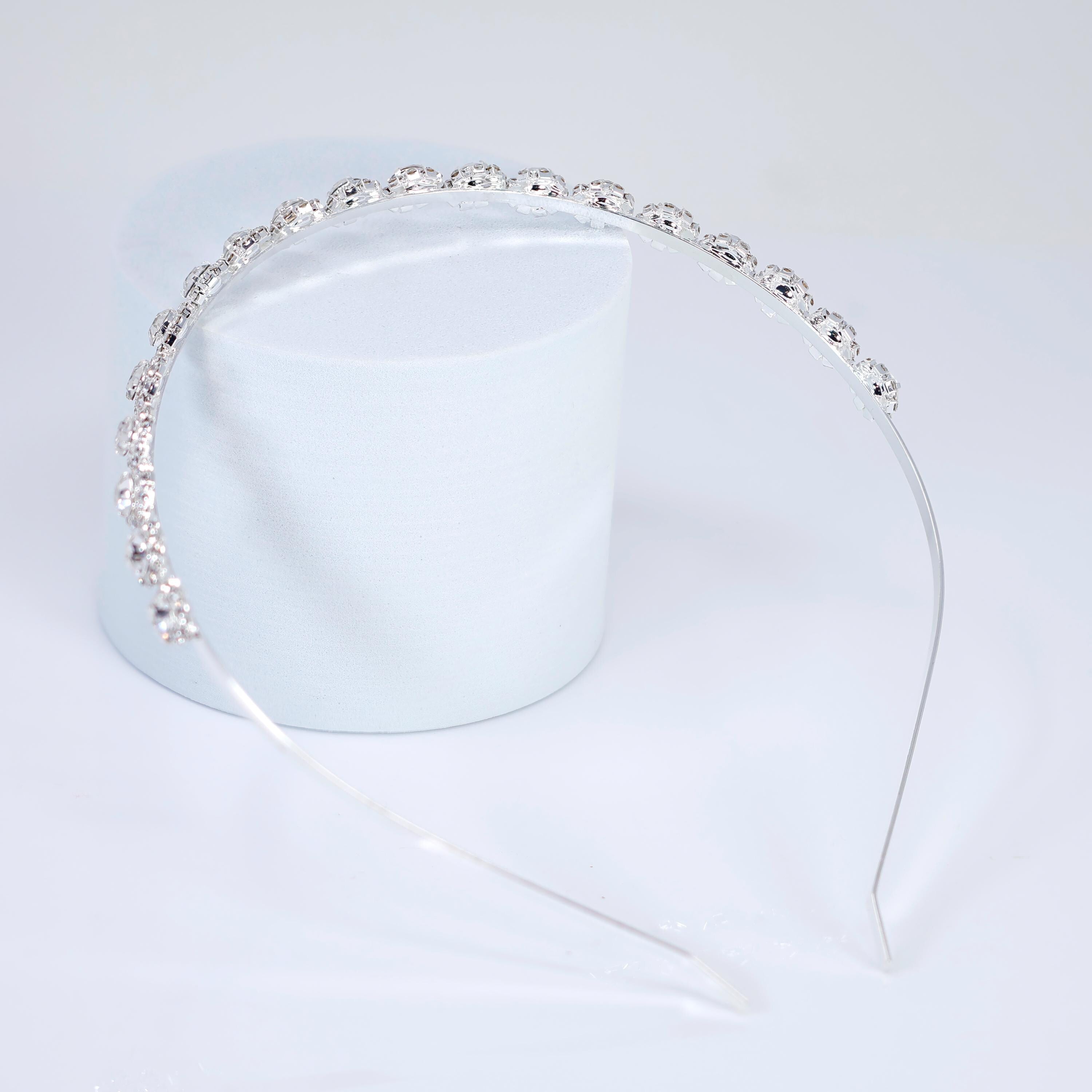 Swarovski Crystals Glimmer Grace Headband, Hair Vine Headband, Bridal Hair, Rhinestone Delicate Headband.