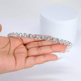 Swarovski Crystals Glimmer Grace Headband, Hair Vine Headband, Bridal Hair, Rhinestone Delicate Headband.