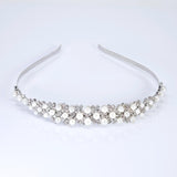 Pearl Enchantment Headband, Bridal Hair Vine, Delicate Headband, Hair accessories.