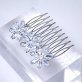 Cubic Zirconia, Forever In Bloom Dainty Bridal Hair Comb, Bridal Hair Accessories, Wedding Hair Accessory, Bridal Hair Comb.