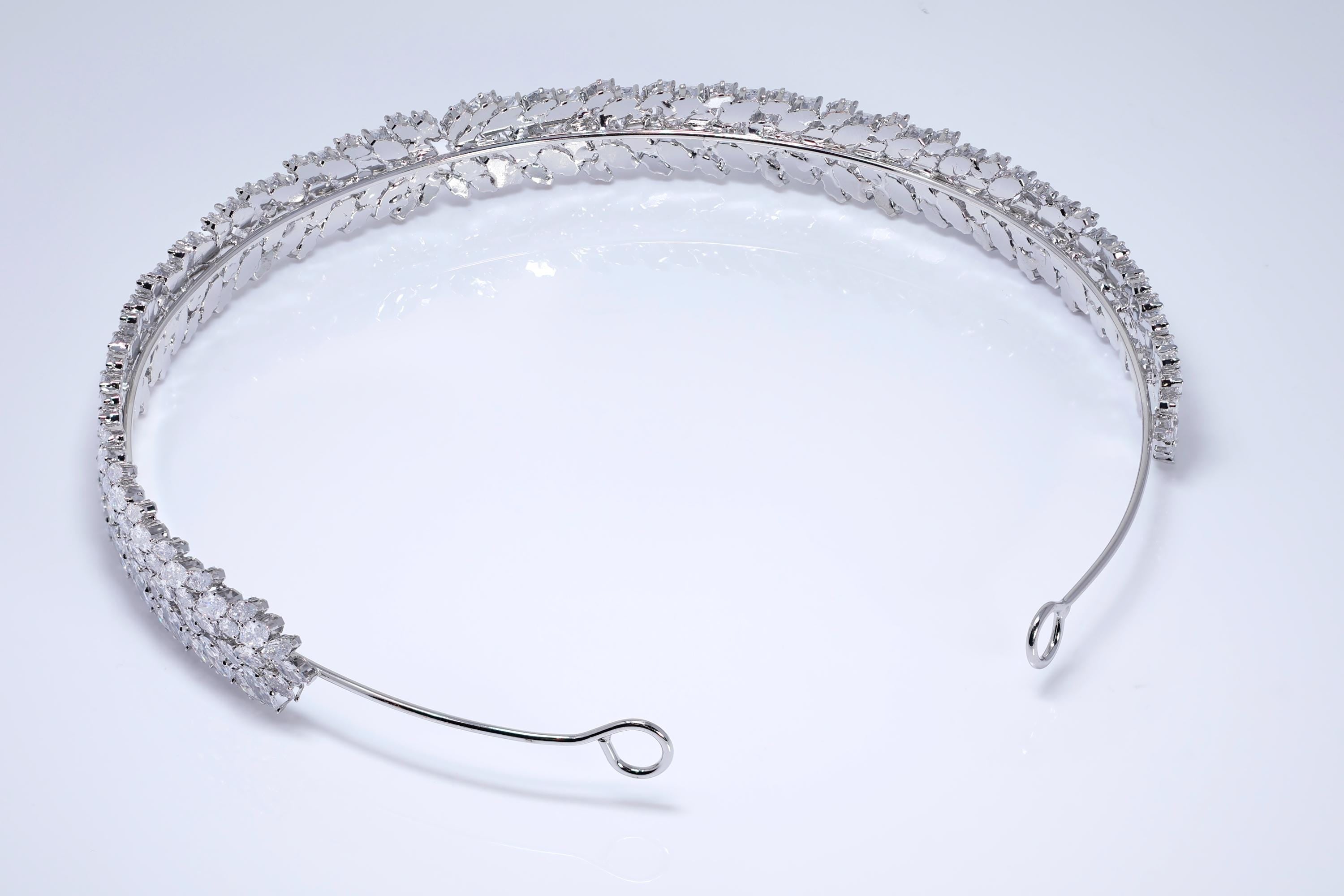 CZ Elysian Vine Bridal Headband , Hair Vine Headband, Bridal Hair Vine, Delicate Headband, Hair accessories.