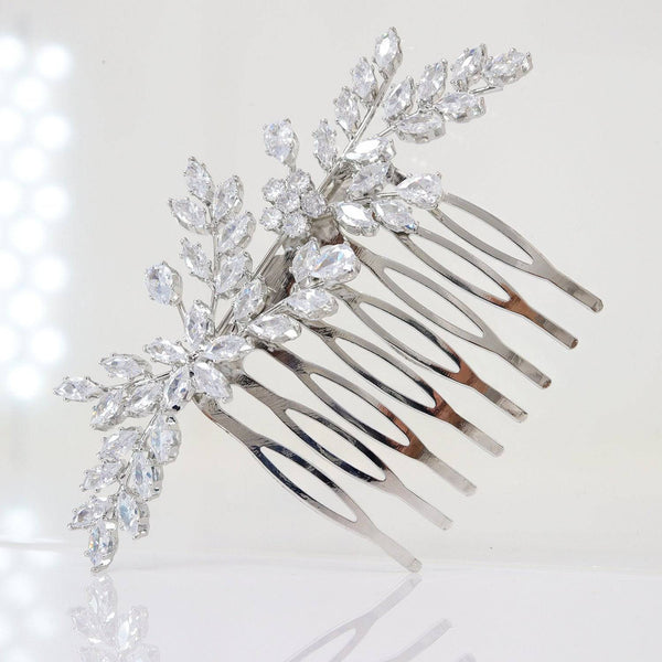 Crystal/ offers Gemstone/ zirconia hairpiece