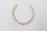 Cubic Zirconia Drop Bracelet , Diamond Bracelet, Bracelet Femme, Wedding Bracelet, Bridesmaid Gift, Bride Bracelet, Bridal Bracelet.