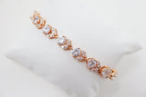 Cubic Zirconia Drop Bracelet , Diamond Bracelet, Bracelet Femme, Wedding Bracelet, Bridesmaid Gift, Bride Bracelet, Bridal Bracelet.