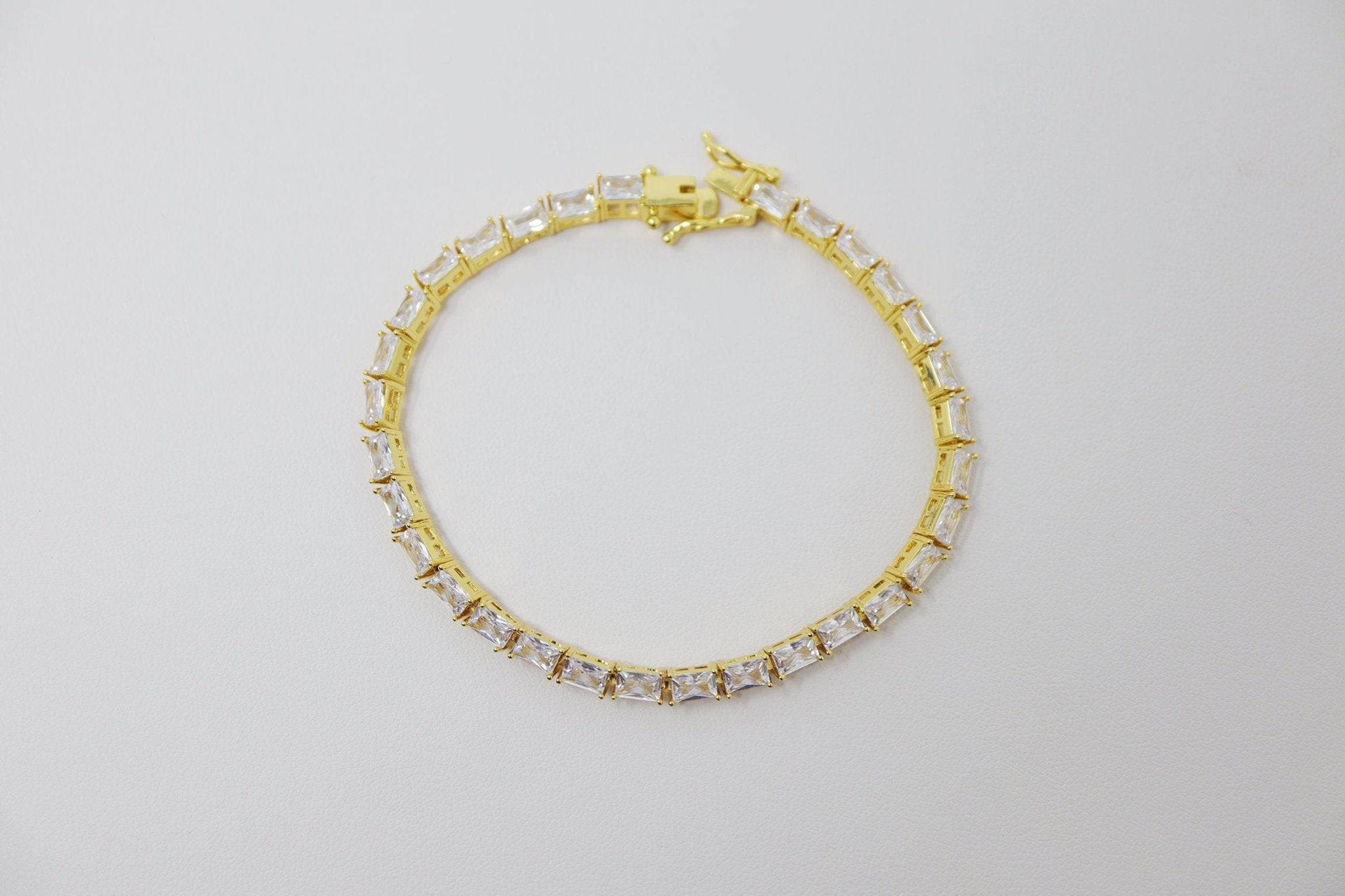 Cubic Zirconia Geometric Bracelet , Diamond Bracelet, Wedding Bracelet, Bridesmaid Gift, Bride Bracelet, Bridal Bracelet.