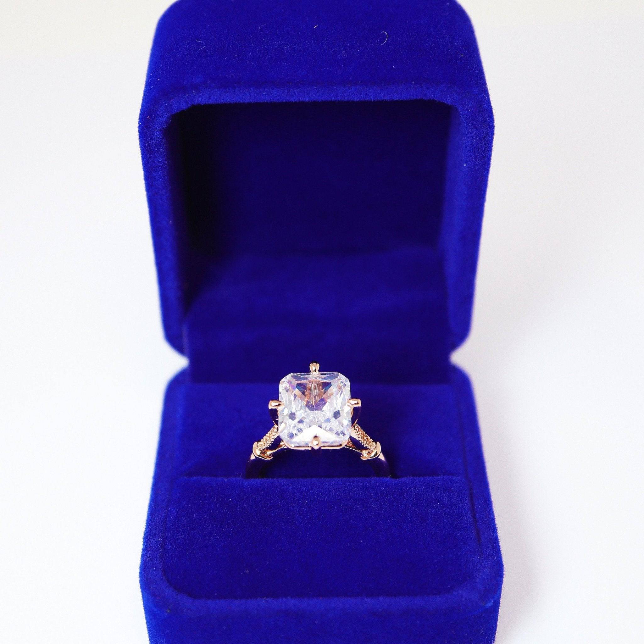 CZ Infinite Love Proposal Ring, Statement Ring, Engagement Ring, Two Ring Set, Promise Ring For a Friend, Friendship ring.