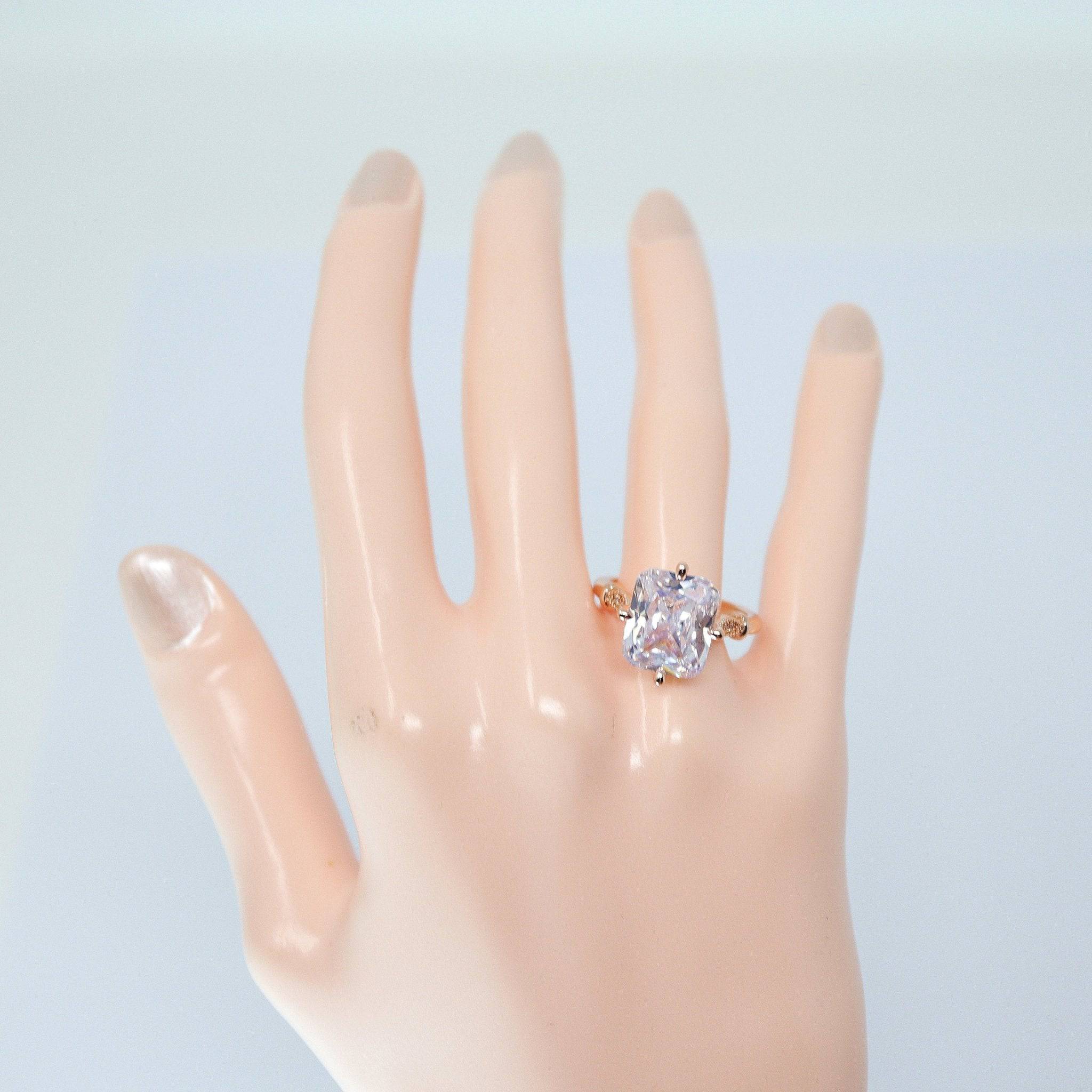 CZ Infinite Love Proposal Ring, Statement Ring, Engagement Ring, Two Ring Set, Promise Ring For a Friend, Friendship ring.