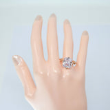 CZ Infinite Love Proposal Ring, Statement Ring, Engagement Ring, Two Ring Set, Promise Ring For a Friend, Friendship ring.