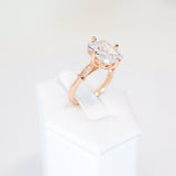 CZ Infinite Love Proposal Ring, Statement Ring, Engagement Ring, Two Ring Set, Promise Ring For a Friend, Friendship ring.