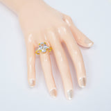 CZ Brightest beginning Proposal Ring, Statement Ring, Engagement Ring, Two Ring Set, Promise Ring For a Friend, Friendship ring