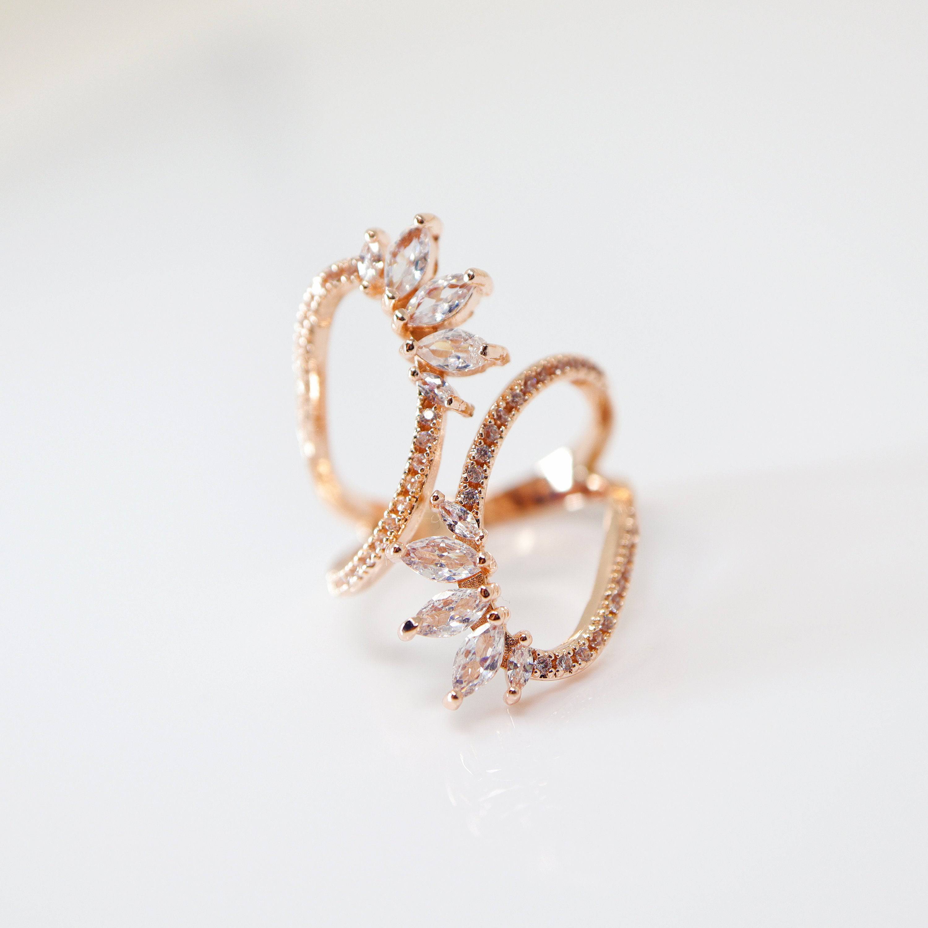 CZ  Wild Infinite Love Statement Ring, Engagement Ring, Promise Ring For a Friend, Friendship ring.