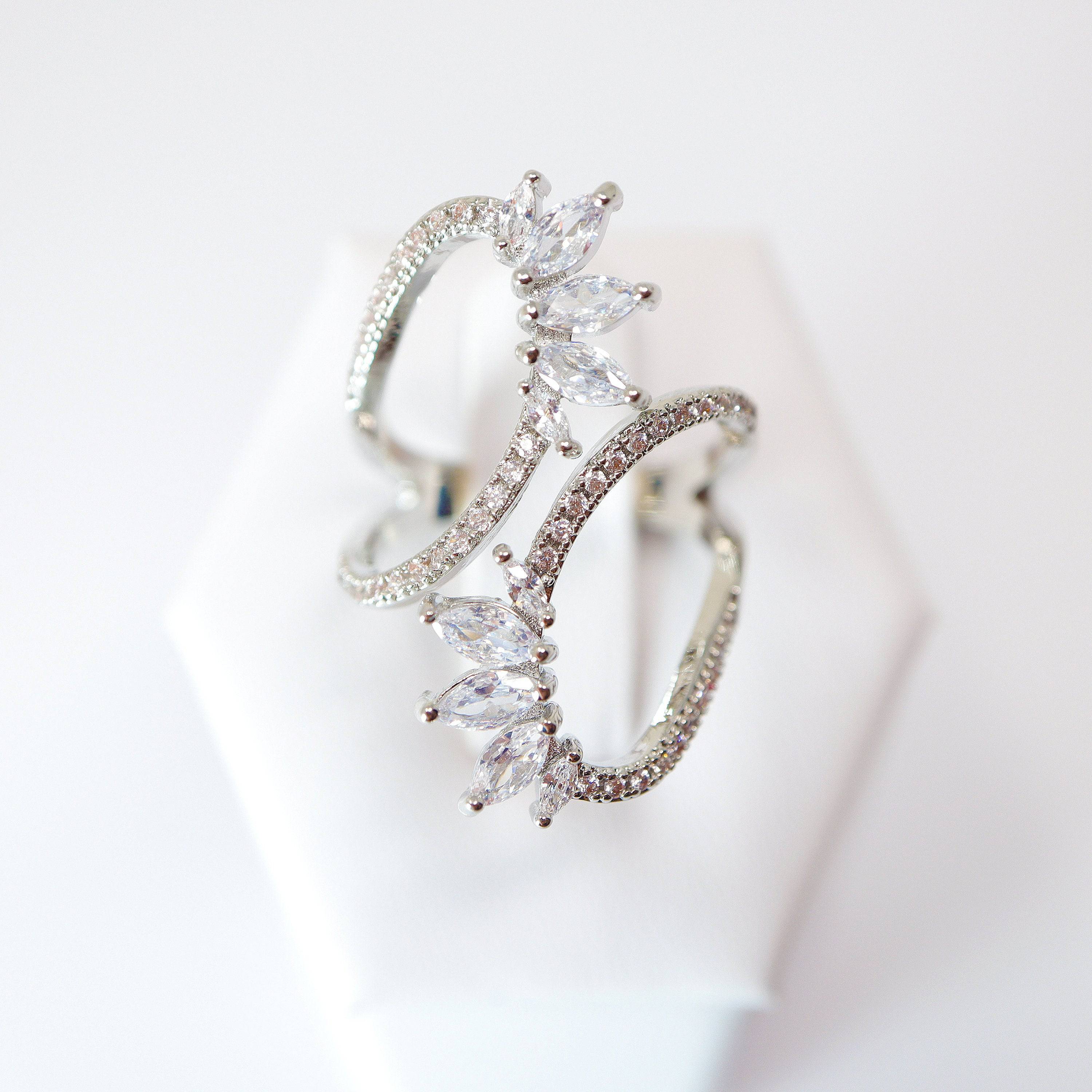 CZ  Wild Infinite Love Statement Ring, Engagement Ring, Promise Ring For a Friend, Friendship ring.
