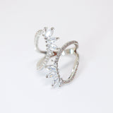 CZ  Wild Infinite Love Statement Ring, Engagement Ring, Promise Ring For a Friend, Friendship ring.