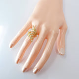 CZ Enchanted Vine Leaves Proposal Ring, Statement Ring, Engagement Ring, Promise Ring For a Friend, Friendship ring.