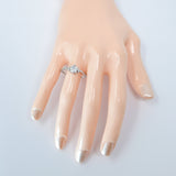 CZ Dainty Proposal Ring, Statement Ring, Engagement Ring, Two Ring Set, Promise Ring For a Friend, Friendship ring.