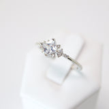 CZ Dainty Proposal Ring, Statement Ring, Engagement Ring, Two Ring Set, Promise Ring For a Friend, Friendship ring.
