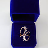 CZ  Wild Infinite Love Statement Ring, Engagement Ring, Promise Ring For a Friend, Friendship ring.