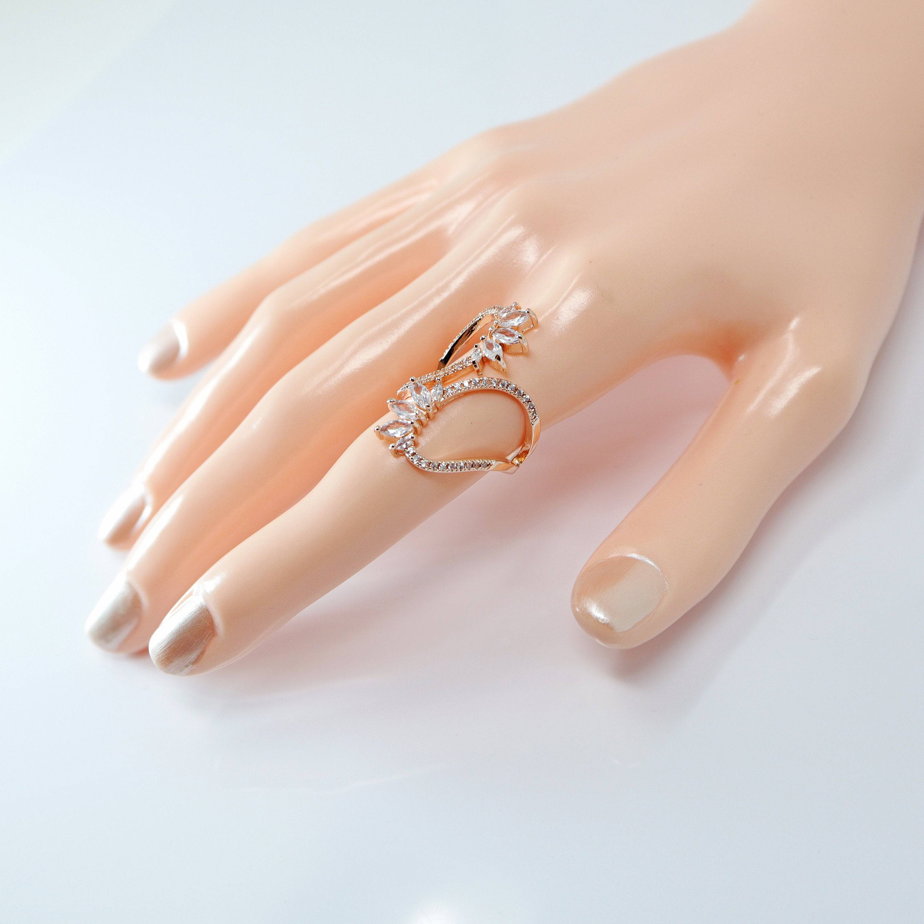 CZ  Wild Infinite Love Statement Ring, Engagement Ring, Promise Ring For a Friend, Friendship ring.
