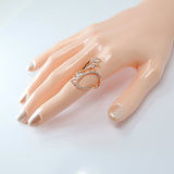 CZ  Wild Infinite Love Statement Ring, Engagement Ring, Promise Ring For a Friend, Friendship ring.