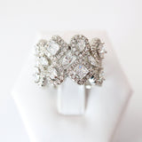 CZ Shiny Garden Statement Ring, Engagement Ring, Promise Ring For a Friend, Friendship ring.
