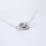 Eternity Circle Necklace • Infinity Necklace • Minimalist Jewelry • Linked circles necklace , connected circles, interlocking rings