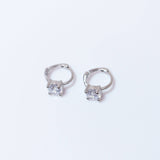 6mm Swarovski Crystal 14k Gold And Sterling Silver Cartilage Hoop Earrings, Statement Earrings, Upper Helix Hoop Earrings.