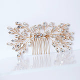 Swarovski Crystal Vine Leaves Bridal Hair Comb, Bridal Hair Piece, Bridal Hair Accessories, Wedding Hair Accessory, Bridal Hair Comb.