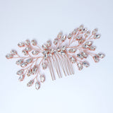 Swarovski Crystal Vine Leaves Bridal Hair Comb, Bridal Hair Piece, Bridal Hair Accessories, Wedding Hair Accessory, Bridal Hair Comb.