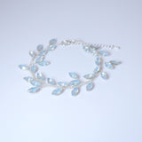 Opal Bracelet Vine Leaves Bracelet, Statement Bracelet, Opal Bracelet,Gift for her, Custom Gift.