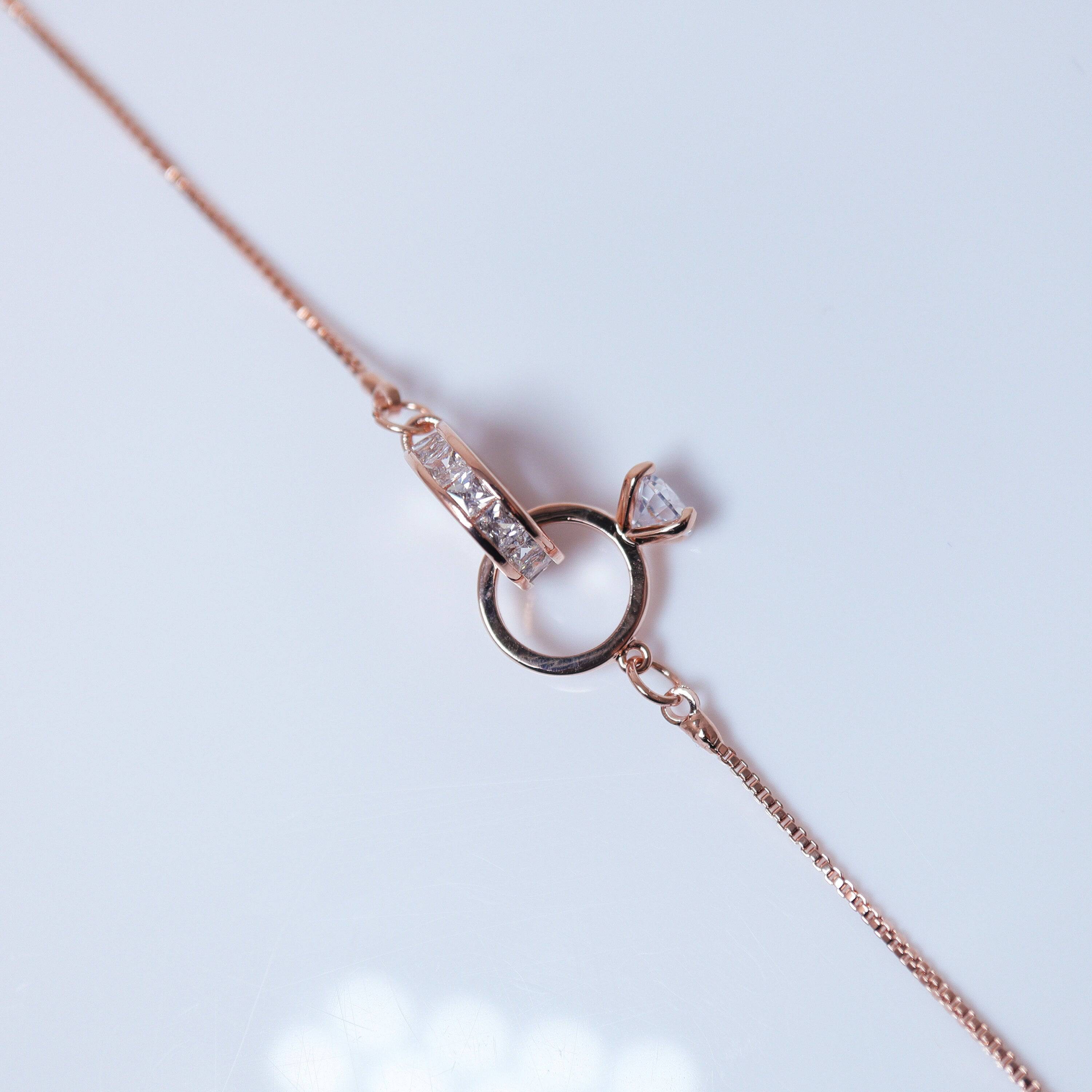 Eternity Rings Dainty Bracelet , Delicate Bracelet, Bracelet Femme, Wedding Bracelet, Bridesmaid Gift, Bride Bracelet, Bridal Bracelet.