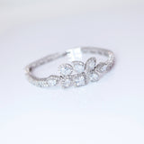 CZ Floral Dainty Diamond Bracelet, Bracelet , Wedding Bracelet, Bridesmaid Gift, Bride Bracelet, Bridal Bracelet, CZ bracelet.