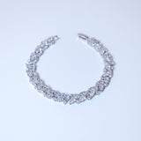 CZ Droplets Bracelet , Diamond Bracelet, Bracelet Femme, Wedding Bracelet, Bridesmaid Gift, Bride Bracelet, Bridal Bracelet.