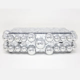 Silver Acrylic Bling Bubble Wedding Bag, Statement Bag, Evening Clutch, Wedding Clutch, Bridal Clutch, Bridal Cross body bag.