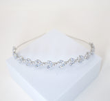 Elegant Blooming Vine Leaves And Pearl Headband, Bridal Hair Vine, Delicate Headband, Hair Accessories.