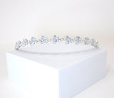 Elegant Blooming Vine Leaves And Pearl Headband, Bridal Hair Vine, Delicate Headband, Hair Accessories.