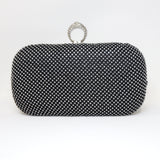 Black Crystal Wedding Clutch, Statement Bag, Evening Clutch, Wedding Clutch, Bridal Bag, Black Cross Body Bag